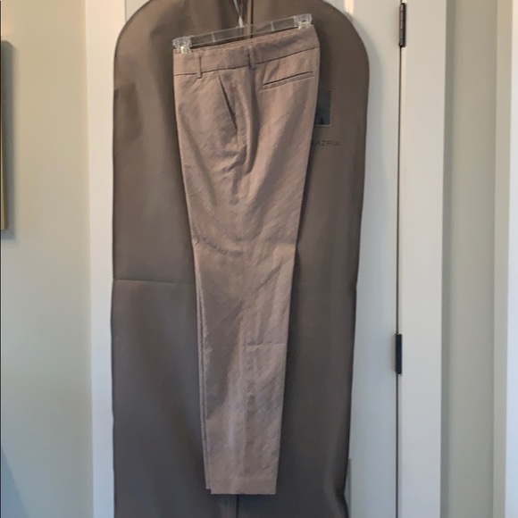 Cynthia Roweley tan patterned dress pants Sz. 6 - Picture 2 of 7